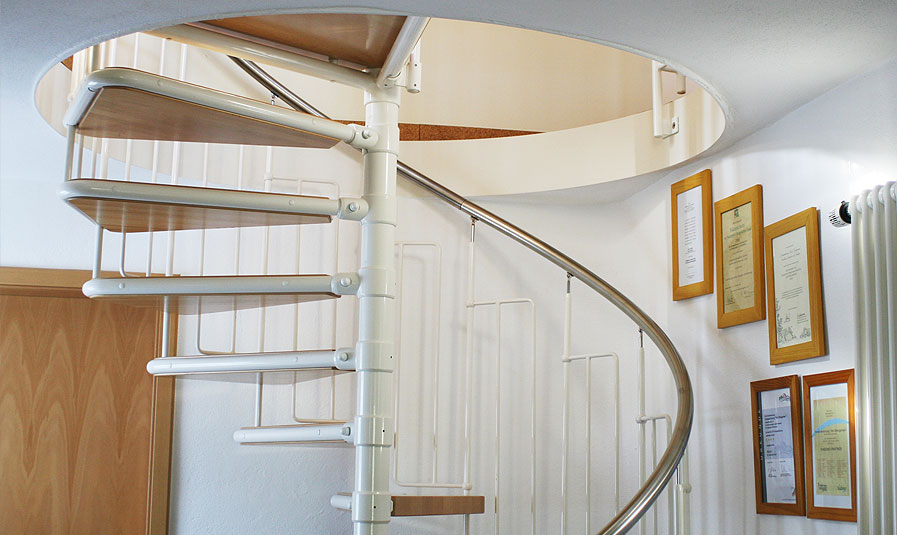 Wendeltreppe ins OG